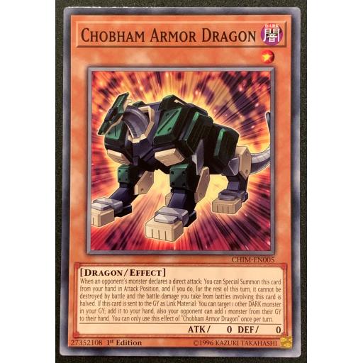 Chobham Armor Dragon | CHIM-EN005 | 1st Edition | Common