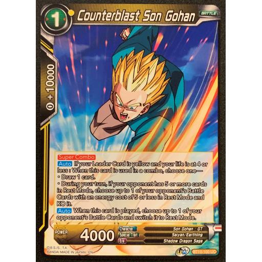 Counterblast Son Gohan | BT10-100 UC