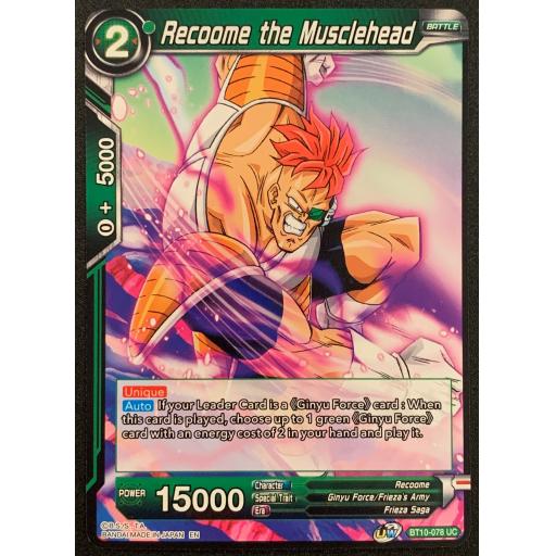 Racoome the Musclehead | BT10-078 UC