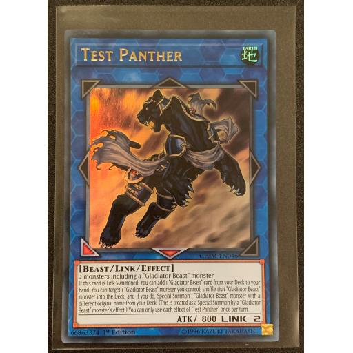 Test Panther | CHIM-EN046 | 1st Edition | Ultra Rare