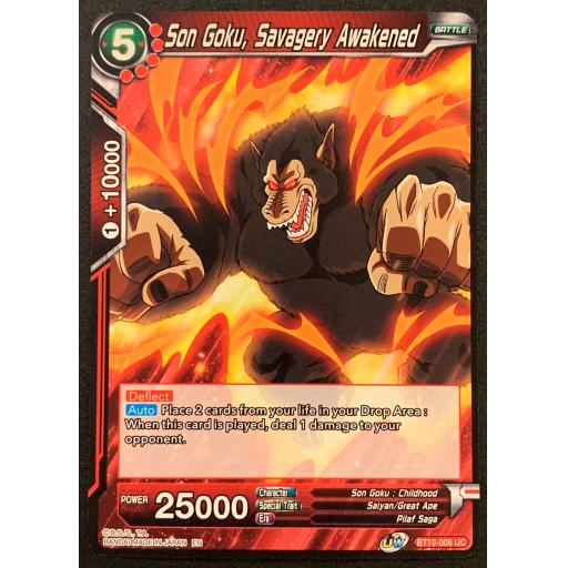 Son Goku, Savagery Awakened | BT10-006 UC