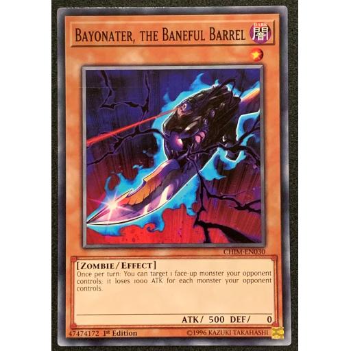 Bayonater, The Baneful Barrel | CHIM-EN030 | 1st Edition | Common