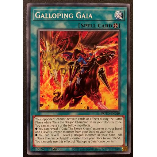 Galloping Gaia | ROTD-EN049 | 1st Edition | Common