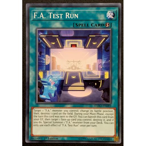 F.A. Test Run | EXFO-EN089 | 1st Edition | Common