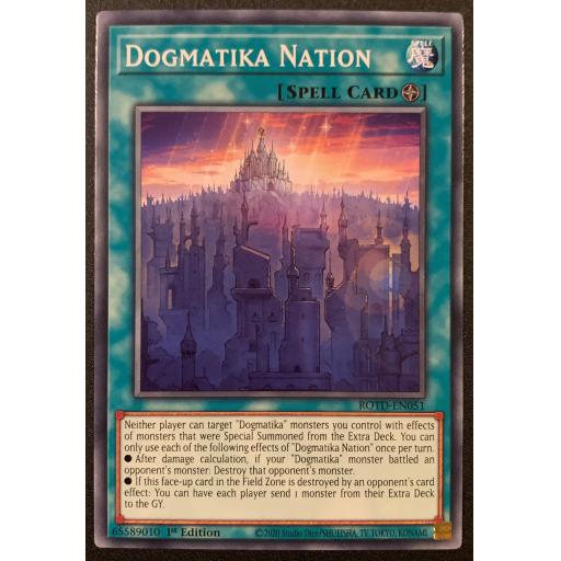 Dogmatoka Nation | ROTD-EN051 | 1st Edition | Common