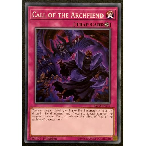 Call of the Archfiend | EXFO-EN075 | 1st Edition | Common