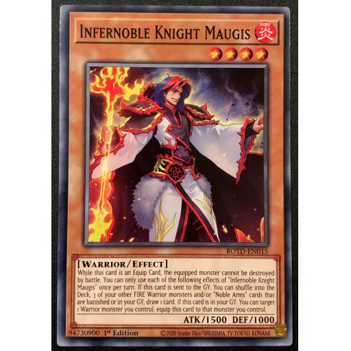 Infernoble Knight Maugis | ROTD-EN015 | 1st Edition | Common