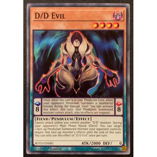 D/D Evil | ROTD-EN085 | 1st Edition | Common