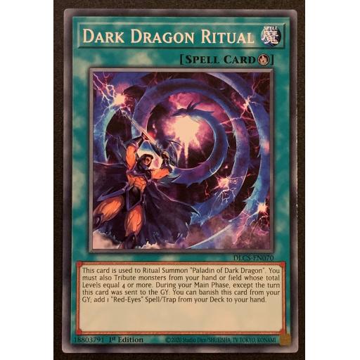 Dark Dragon Ritual | DLCS-EN070 | 1st Edition | Common