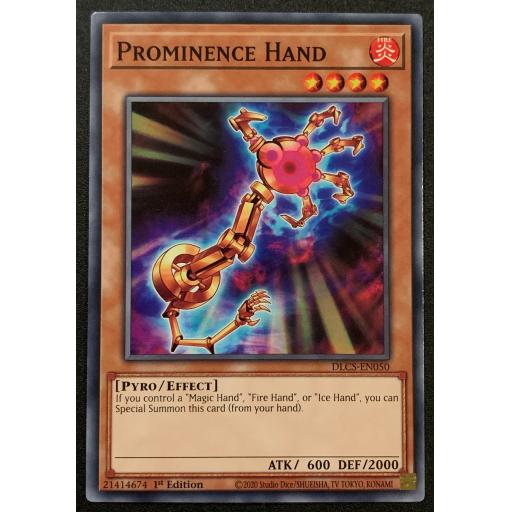 Prominence Hand | DLCS-EN050 | 1st Edition | Common