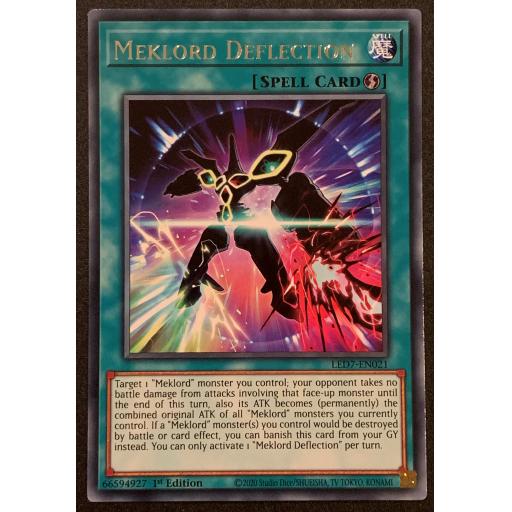 Meklord Deflection | LED7-EN021 | 1st Edition | Rare