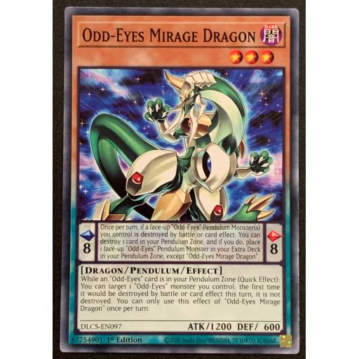Odd-Eyes Mirage Dragon | DLCA-EN097 | 1st Edition | Common
