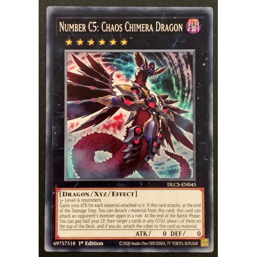 Number C5: Chaos Chimera Dragon | DLCS-EN045 | 1st Edition | Common