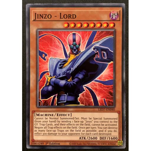 Jinzo - Lord | LED7-EN040 | 1st Edition | Common