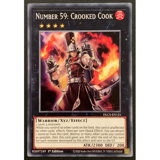 Number 59: Crooked Cook | DLCS-EN121 | 1st Edition | Common