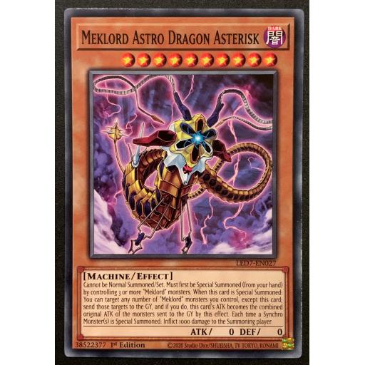 Meklord Astro Dragon Asterisk | LED7-EN027 | 1st Edition | Common