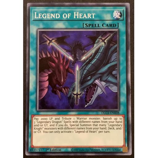 Legend of Heart | DLCS-EN008 | 1st Edition | Common