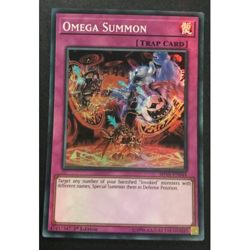 Omega Summon | SHVA-EN044 | 1st Edition | Super Rare