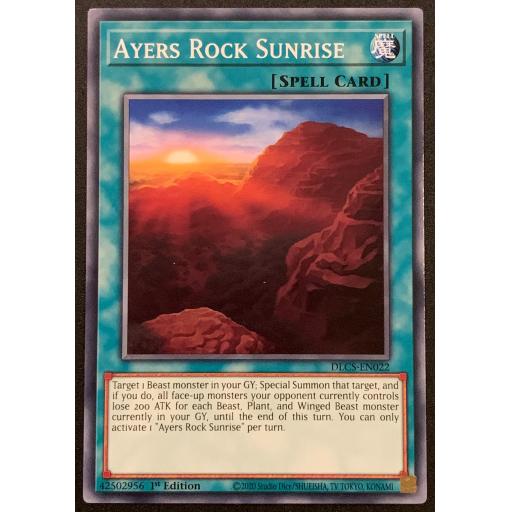 Ayers Rock Sunrise | DLCS-EN022 | 1st Edition | Common