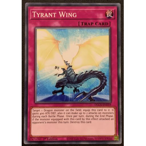 Tyrant Wing | DLCS-EN059 | 1st Edition | Common