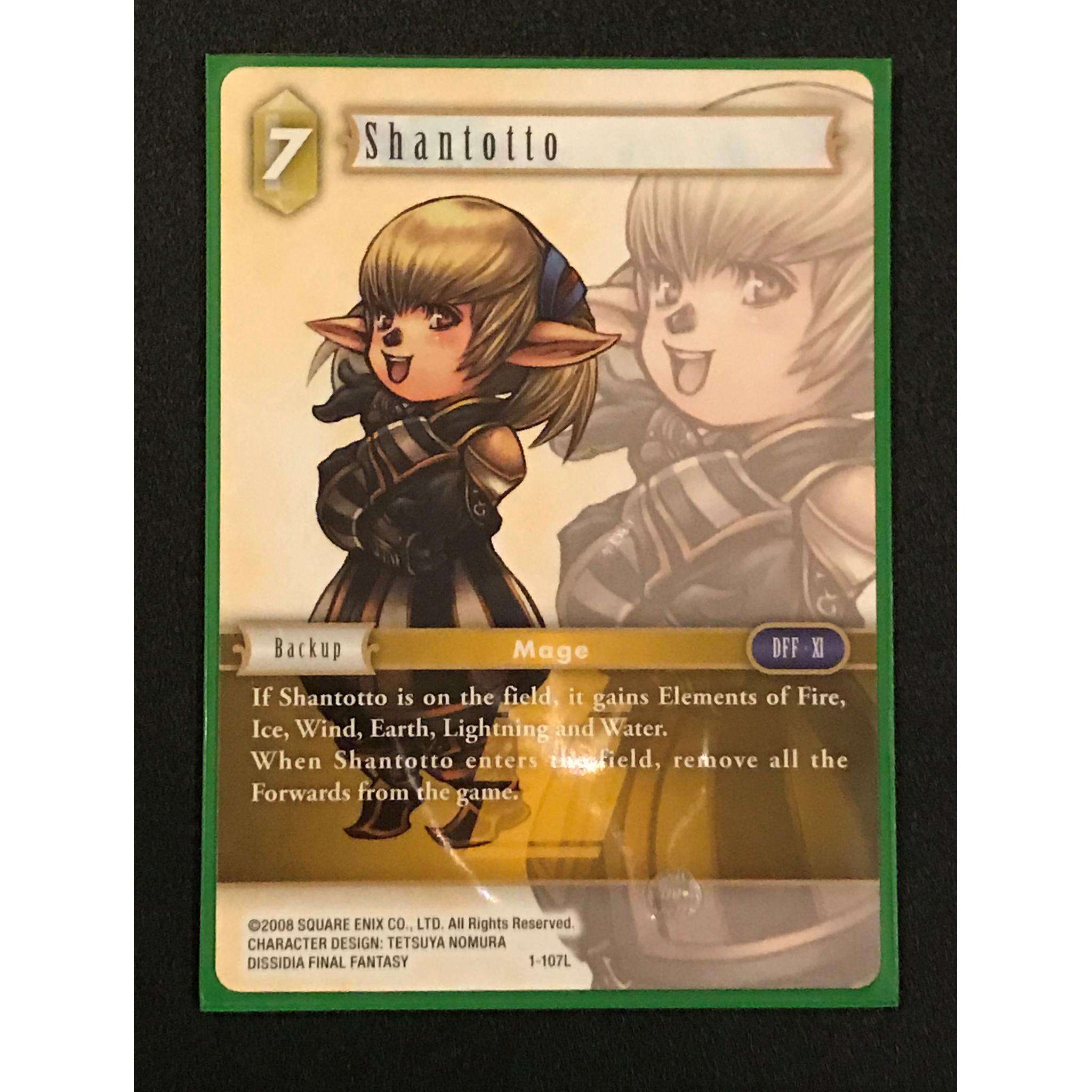 Final Fantasy TCG Opus 1 Shantotto 1107L