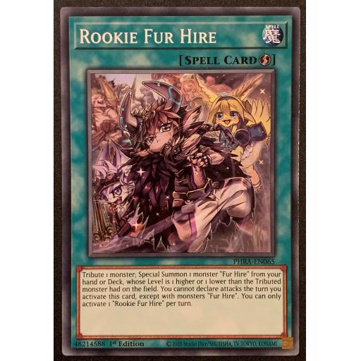 Rookie Fur Hire | PHRA-EN065 | 1st Edition | Common