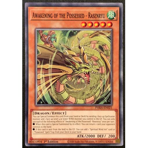 Awakening of the Possessed - Rasenryu | PHRA-EN021 | 1st Edition | Common