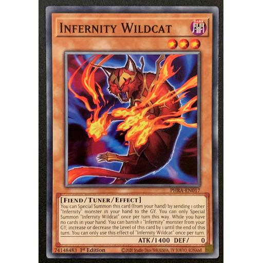 Infernity Wildcat | PHRA-EN017 | 1st Edition | Common