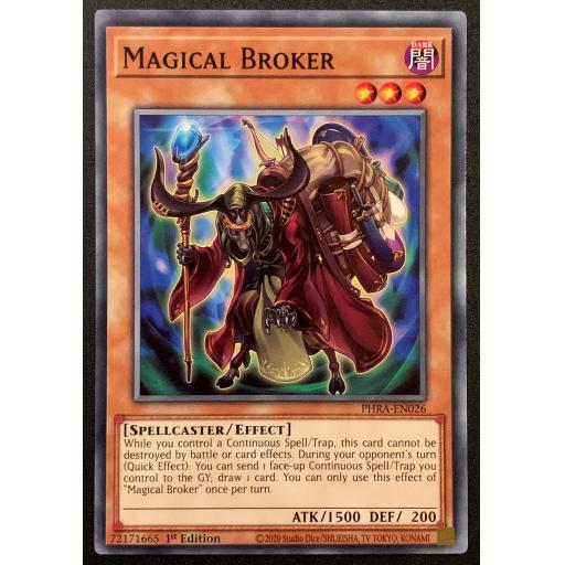 Magical Broker | PHRA-EN026 | 1st Edition | Common