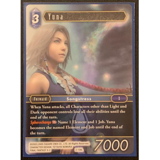 Yuna | 2-0138L | Legend