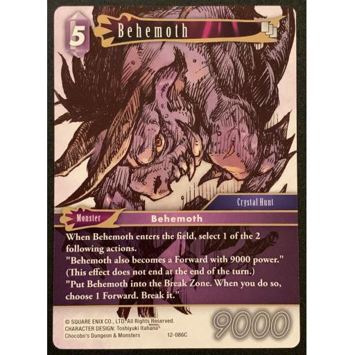 Behemoth | 12-086C | Common