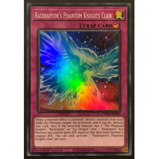 RaidRaptors Phantom Knights Claw | PHRA-EN069 | 1st Edition | Super Rare