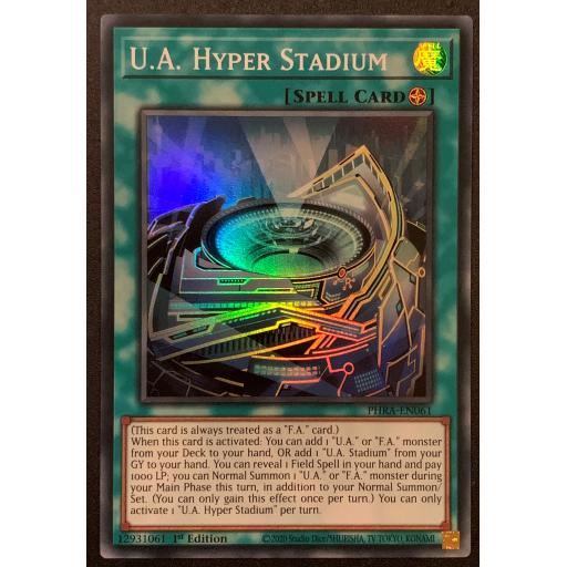 U.A. Hyper Stadium | PHRA-EN061 | 1st Edition | Super Rare