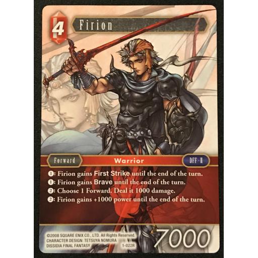 Firion | 1-022R | Rare