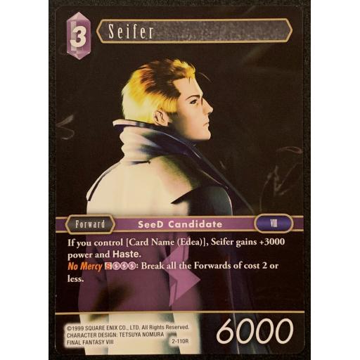 Seifer | 2-110R | Rare