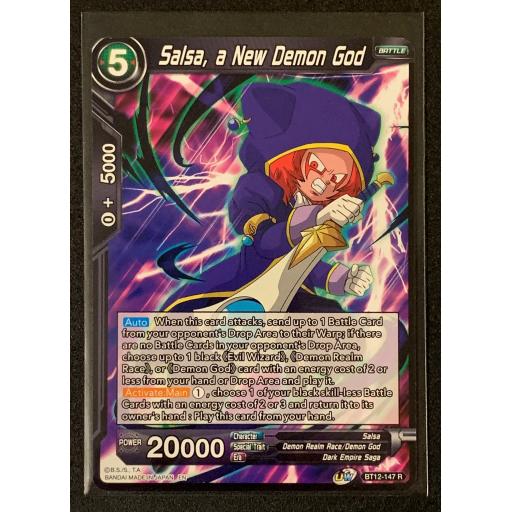 Salsa , a New Demon God | BT12-147 R | Rare