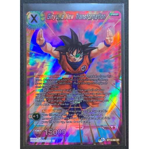 Ginyu , a New Transformation | BT12-088 SR | Super Rare