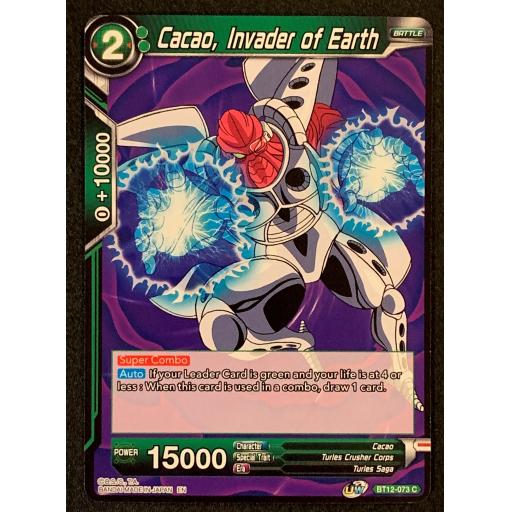 Cacao , Invader of Earth | B12-073 C | Common