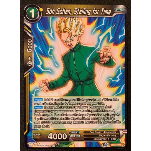 Son Gohan , Stalling for Time | B12-091 C | Common