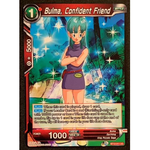 Bulma , Confident Friend | B12-011 UN | Uncommon