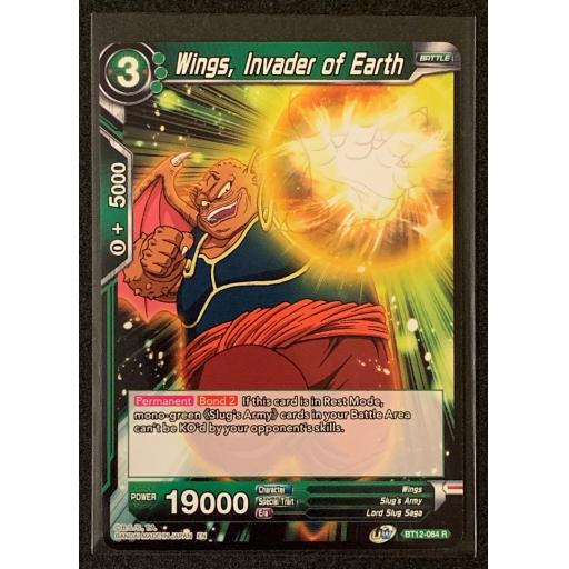 Wings , Invader of Earth | BT12-064 R | Rare