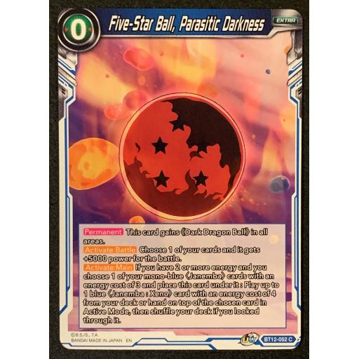 Five-star , Parasitic Darkness | B12-052 C | Common