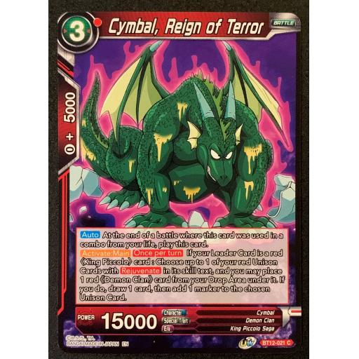 Cymbal , Reign of Terror | B12-021 C | Common