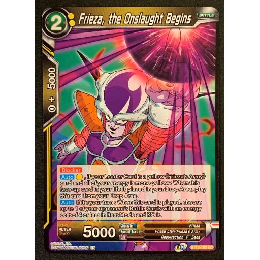 Frieza , The Onslaught Begins | B12-102 UN | Uncommon
