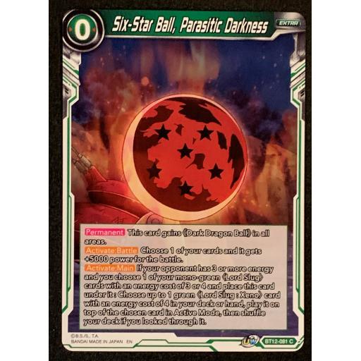 Six-Star Ball , Parasitic Darkness | B12-081 C | Common