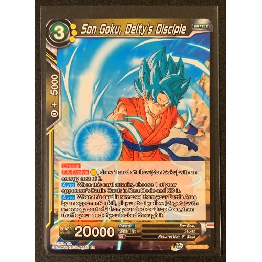 Son Goku , Deitys Disciple | B12-089 R | Rare