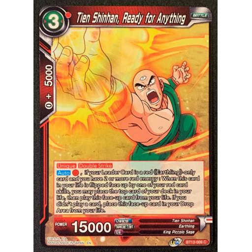 Tien Shinhan , Ready for Anything | B12-009 C | Common