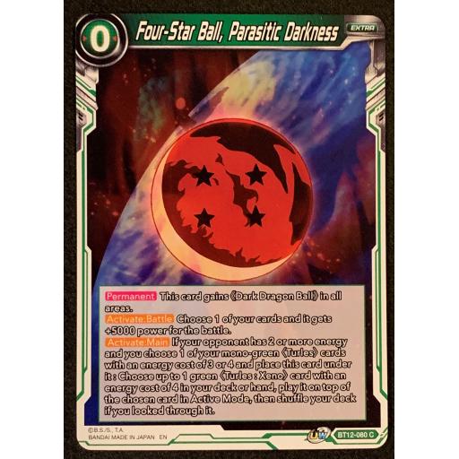 Four-Star Ball , Parasitic Darkness | B12-080 C | Common