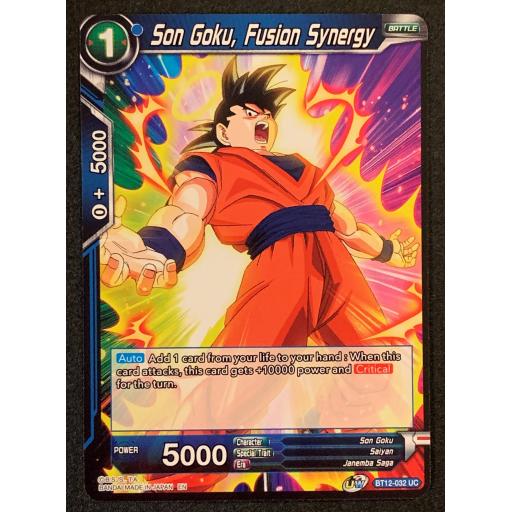 Son Goku , Fusion Synergy | B12-032 UN | Uncommon