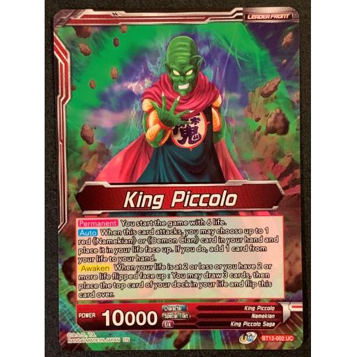 King Piccolo | B12-002 UN | Uncommon